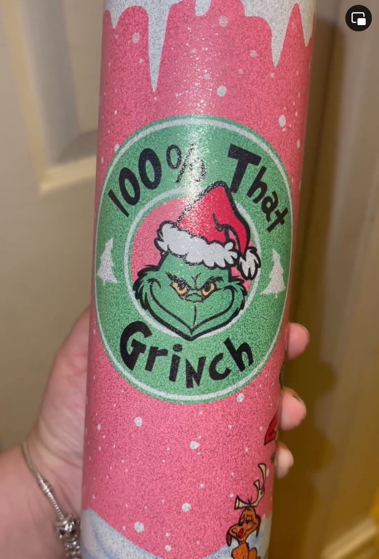 I’m Booked glitter tumbler
