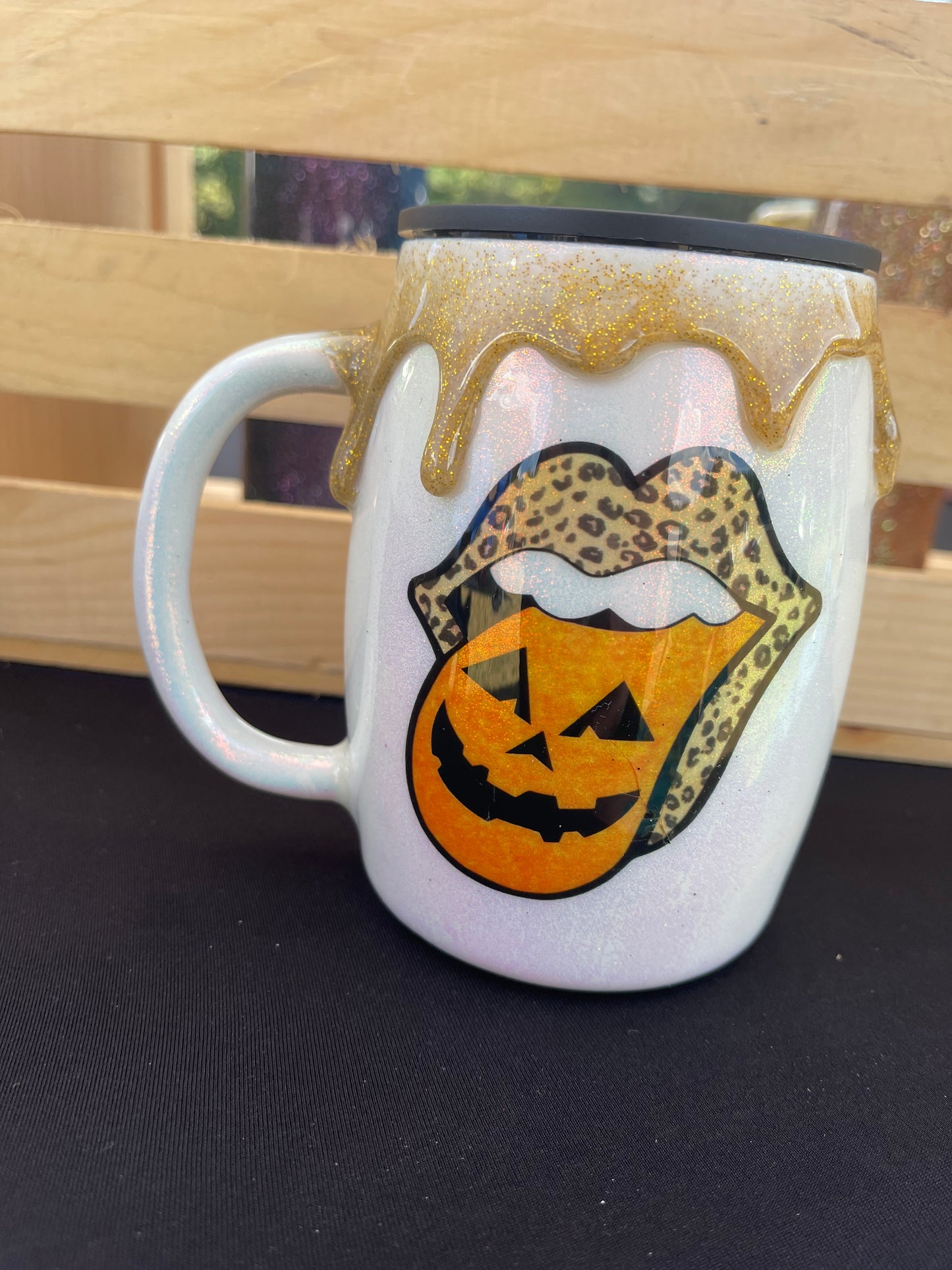 Leopard Print Tongue with drip Pre Buy