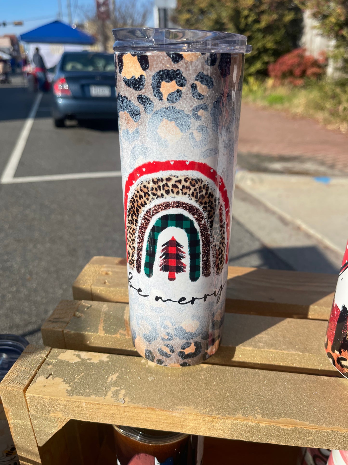 Be Merry tumbler