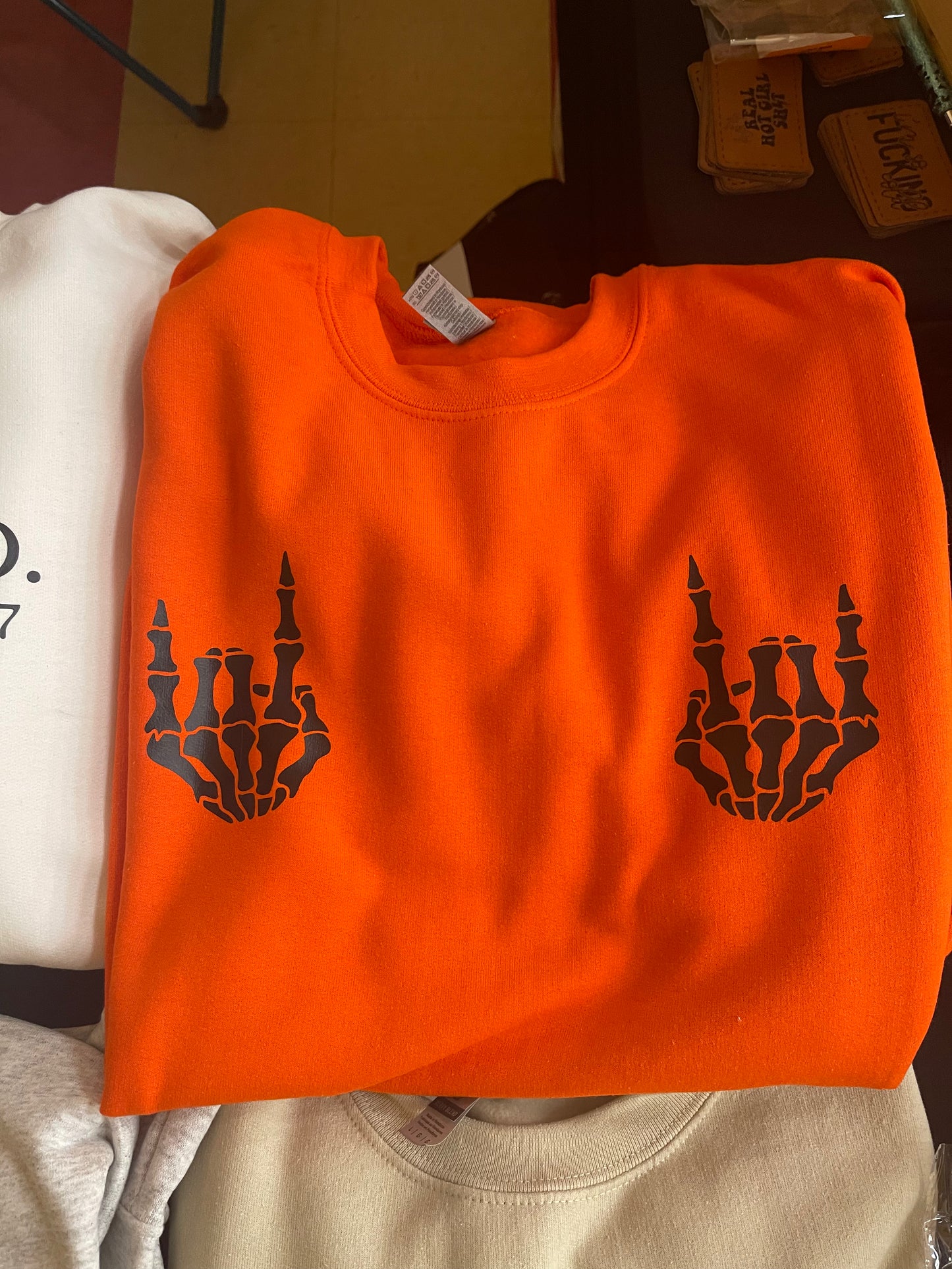 Skeleton Hand Crewneck