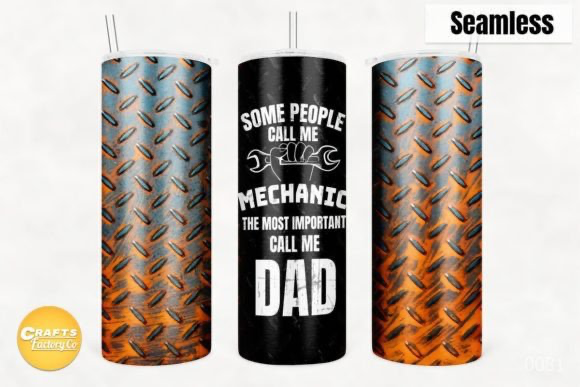 Mechanic Dad tumbler