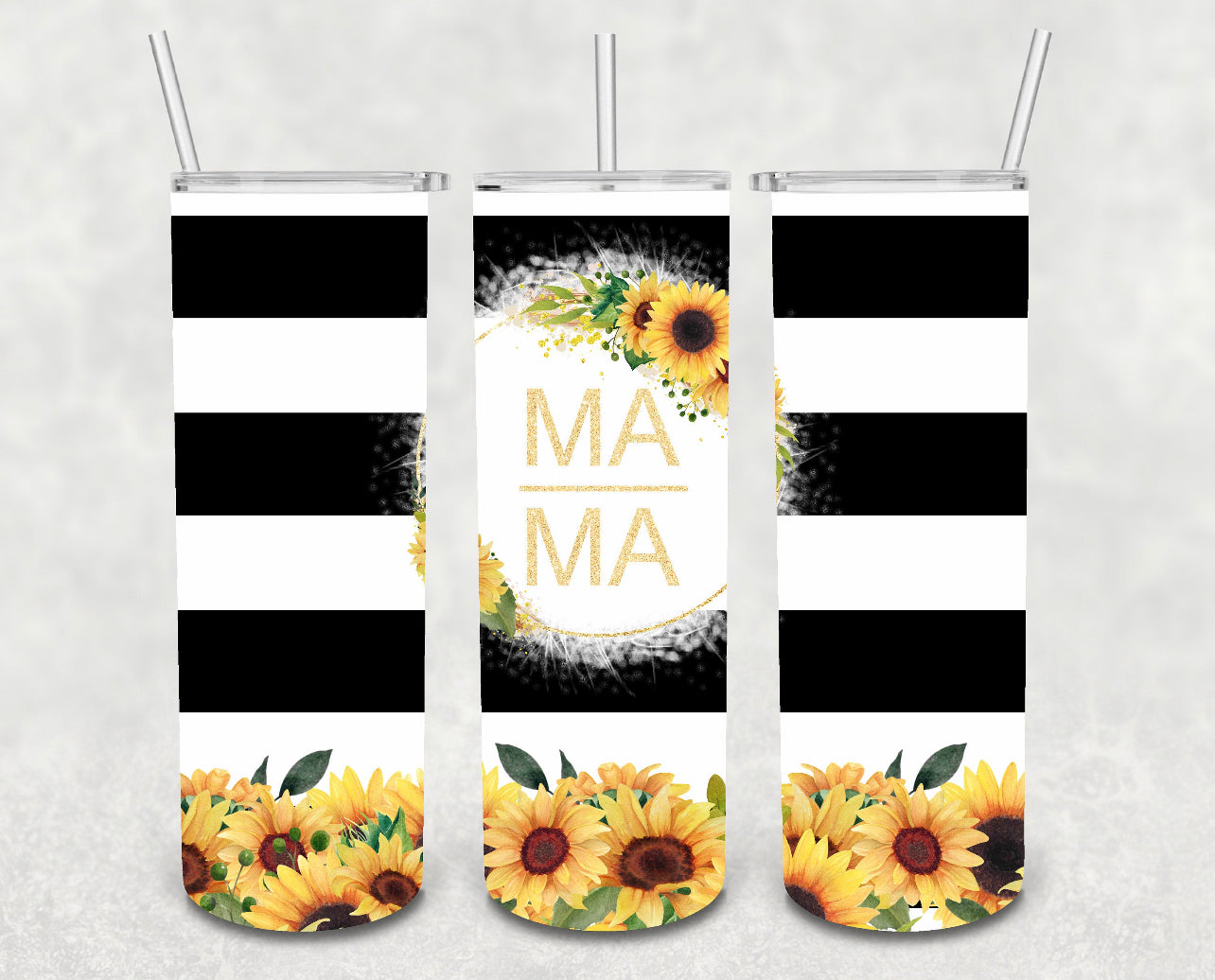 Mama Sunflower Tumbler