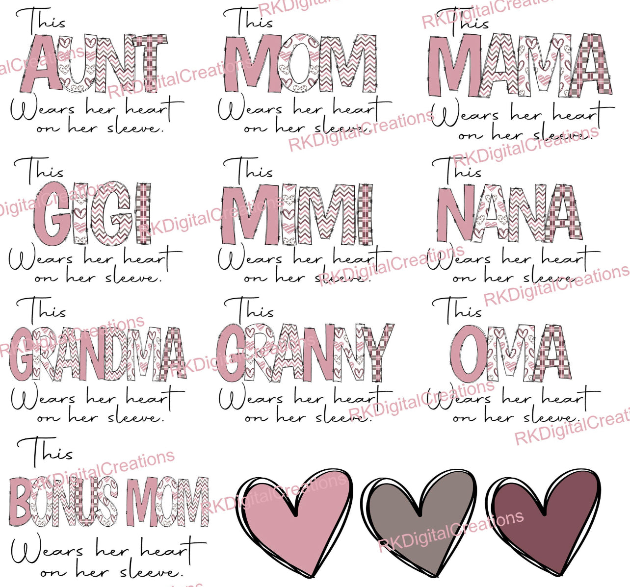 Wears her heart on her sleeve Crewneck