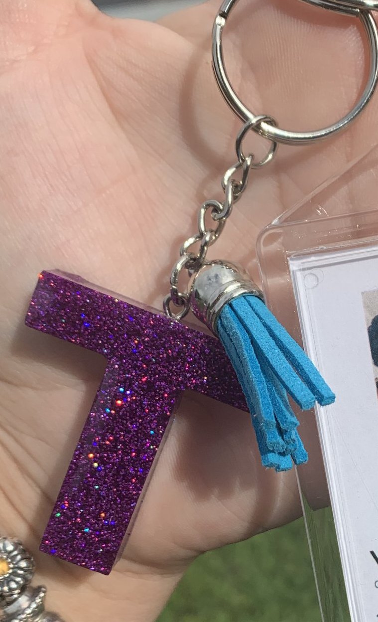 Alphabet Letter Keychain - Made to Order