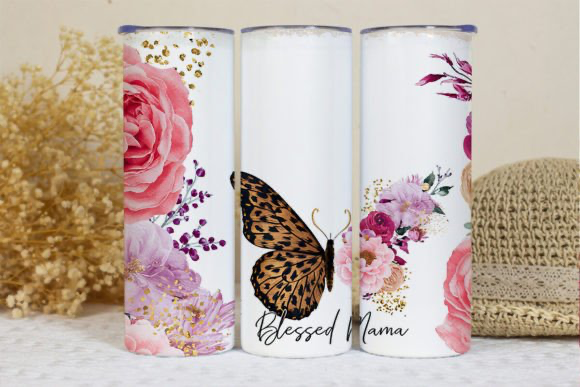 Mothers Day Tumbler Butterfly