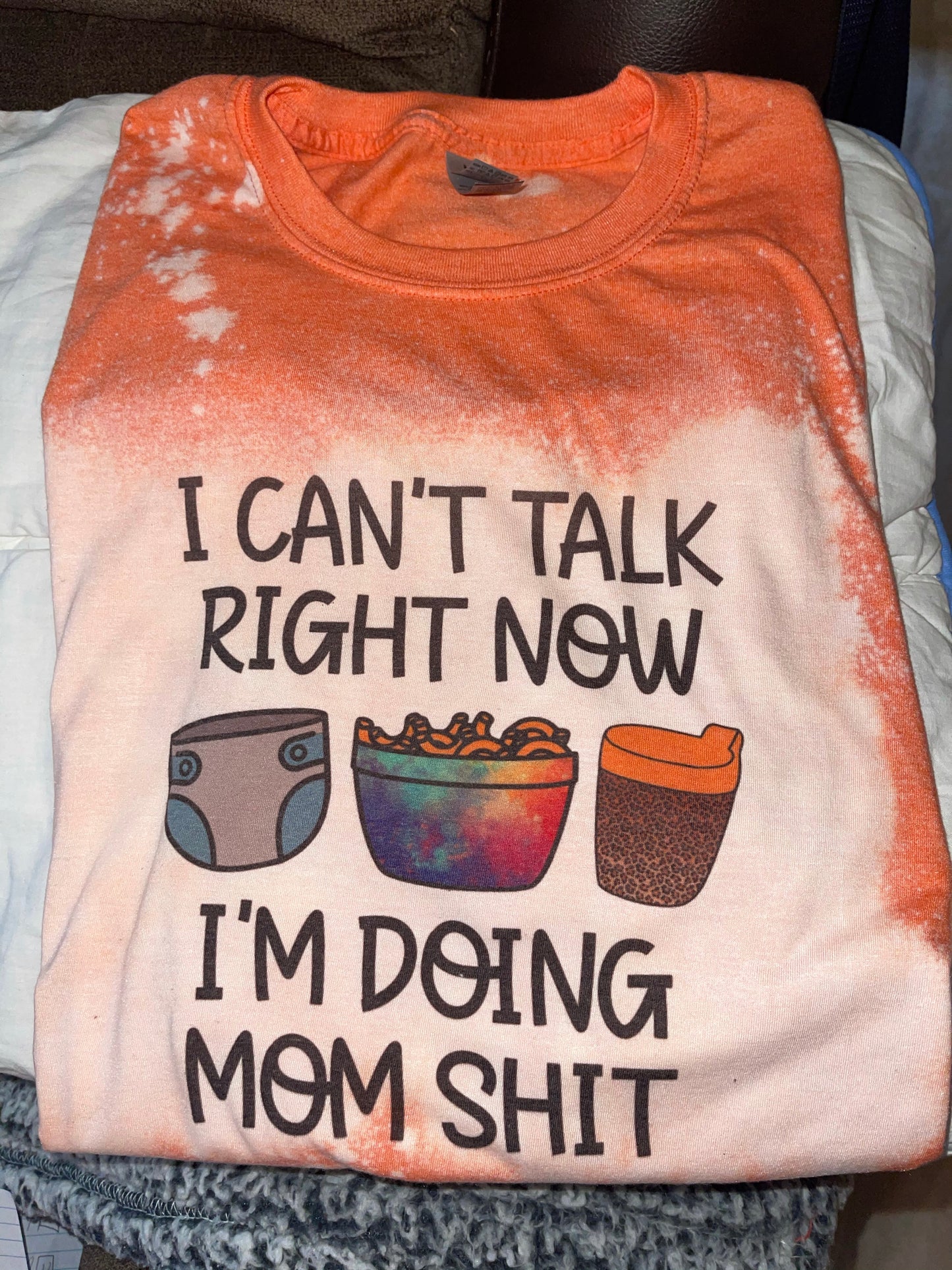 Doin’ Mom Shit Bleached Tee